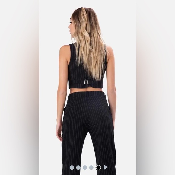 Pinstripe vest and trouser set - Picture 5 of 6